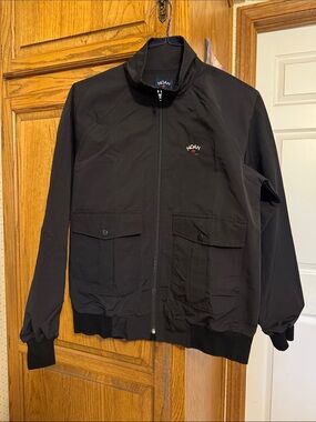 Men's Black Zip-Up Jacket S by Noah
